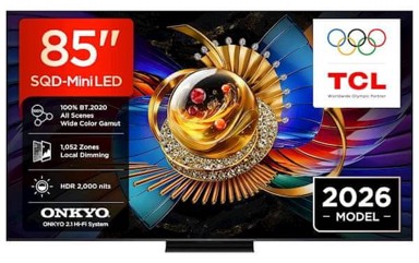TCL SQD-Mini LED TV 85Q7D Pro, 85", 4K UHD, Google TV